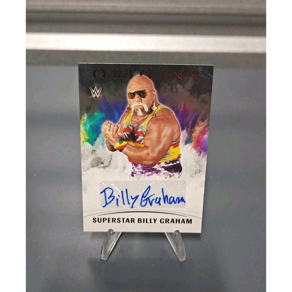 2022 Panini Chronicles WWE - Origins Autographs Billy Graham #OA-SBG Red (AU)